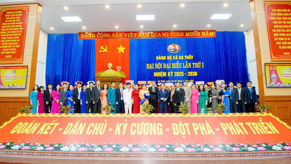 Đại hội Đảng bộ xã Sa Thầy lần thứ I nhiệm kỳ 2025 - 2030